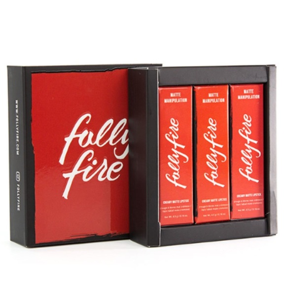 Fully Fire Expensive Habits Lipstick Set Trio BNIB - Picture 10 of 14
